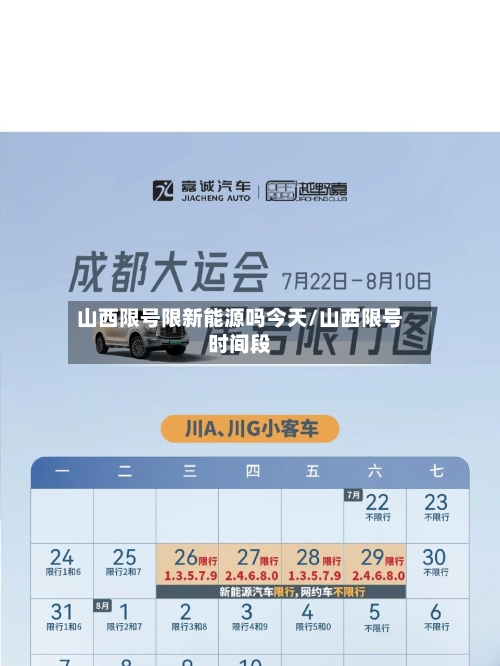 山西限号限新能源吗今天/山西限号时间段-第3张图片