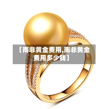 【南非黄金费用,南非黄金费用多少钱】