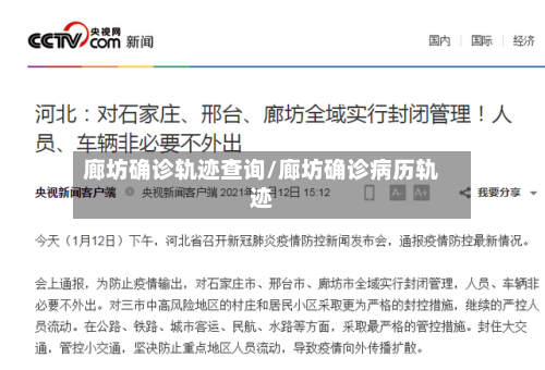 廊坊确诊轨迹查询/廊坊确诊病历轨迹-第2张图片