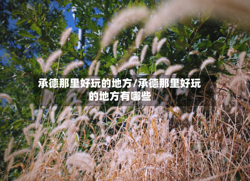 承德那里好玩的地方/承德那里好玩的地方有哪些