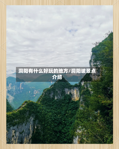 洞阳有什么好玩的地方/洞阳坡景点介绍-第2张图片