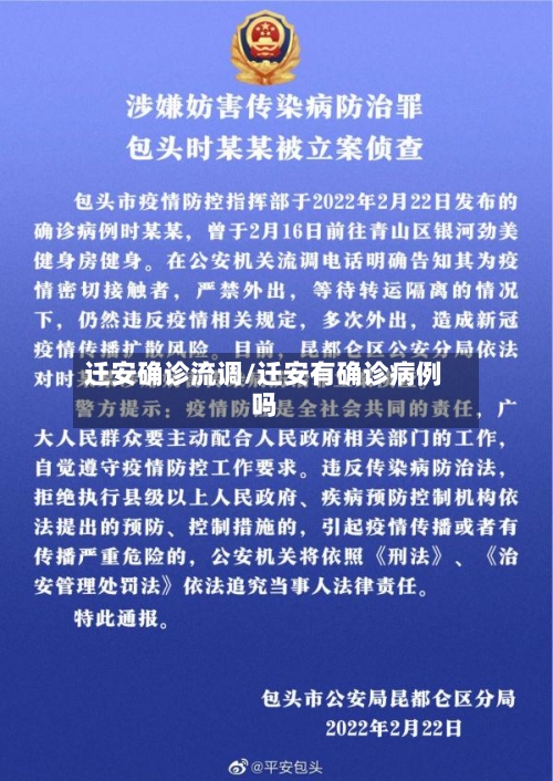 迁安确诊流调/迁安有确诊病例吗