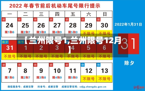 【兰州限号1,兰州限号12月】-第2张图片