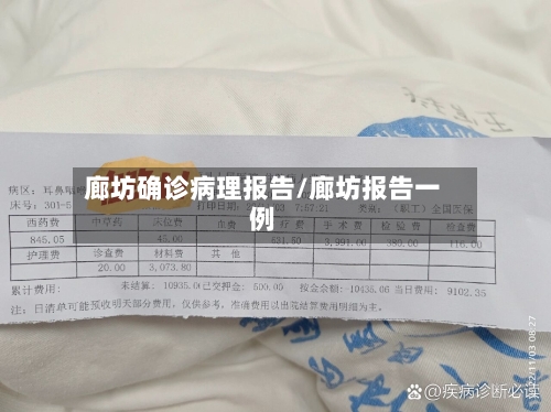 廊坊确诊病理报告/廊坊报告一例-第2张图片