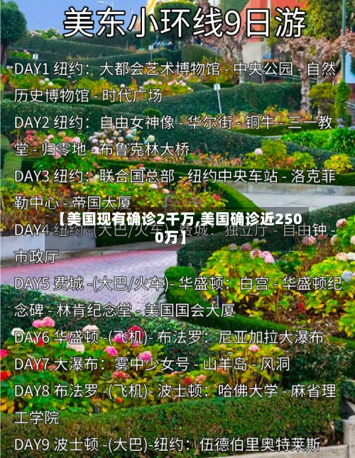 【美国现有确诊2千万,美国确诊近2500万】