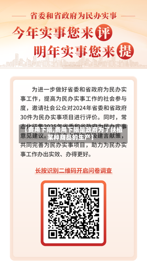 【费用下限,费用下限是政府为了扶植某种商品的生产】-第2张图片