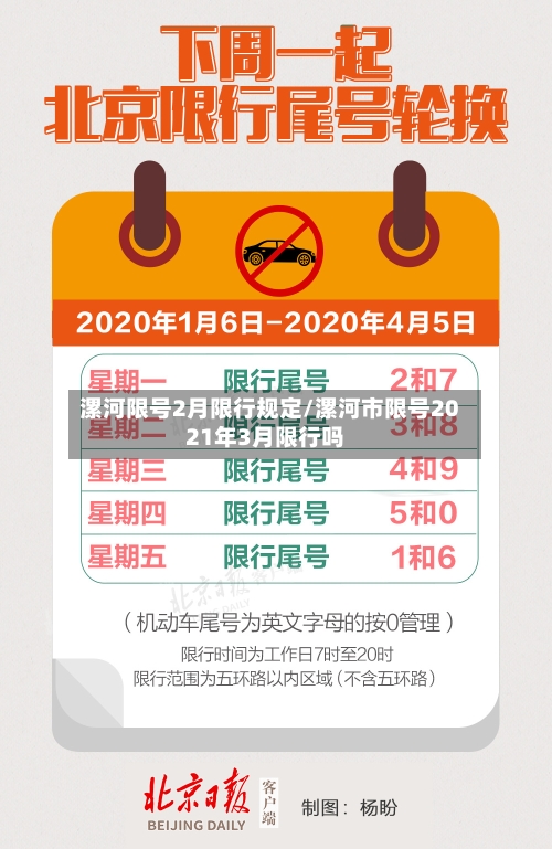 漯河限号2月限行规定/漯河市限号2021年3月限行吗