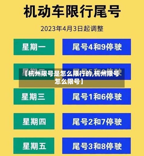 【杭州限号是怎么限行的,杭州限号怎么限号】-第2张图片