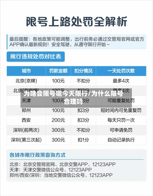 为啥会限号呢今天限行/为什么限号合理吗-第3张图片