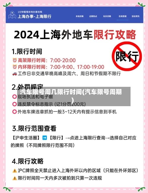 汽车限号周几限行时间(汽车限号周期)-第2张图片