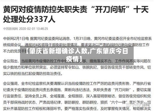 【肇庆省新增确诊人数,广东肇庆今日疫情】-第3张图片