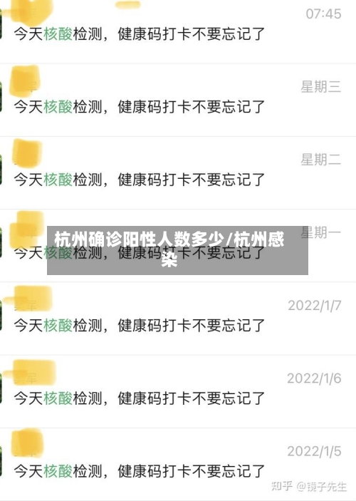 杭州确诊阳性人数多少/杭州感染-第3张图片