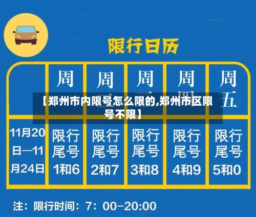 【郑州市内限号怎么限的,郑州市区限号不限】