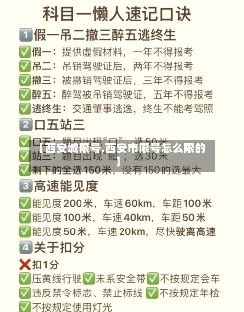 【西安城限号,西安市限号怎么限的】-第3张图片