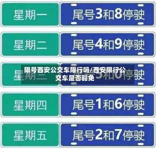 限号西安公交车限行吗/西安限行公交车是否豁免-第2张图片