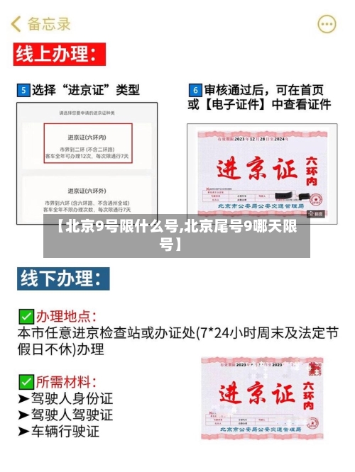 【北京9号限什么号,北京尾号9哪天限号】-第2张图片