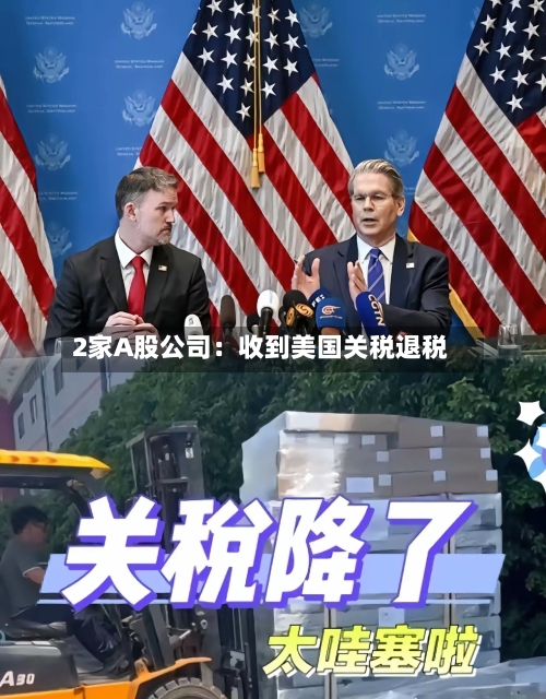 2家A股公司:收到美国关税退税-第2张图片