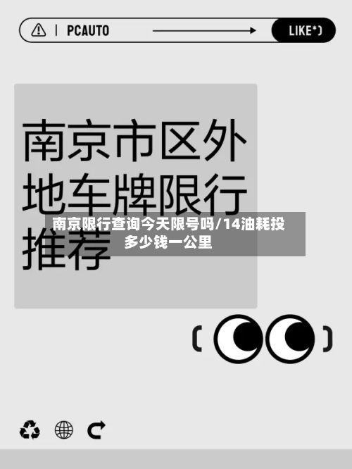 南京限行查询今天限号吗/14油耗投多少钱一公里-第2张图片