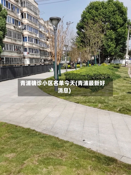 青浦确诊小区名单今天(青浦最新好消息)-第2张图片