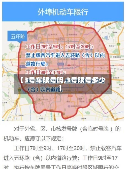 【3号车限号吗,3号限号多少】