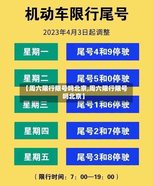 【周六限行限号吗北京,周六限行限号吗北京】