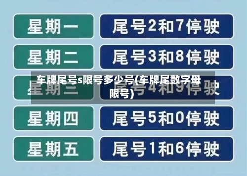 车牌尾号s限号多少号(车牌尾数字母限号)-第2张图片