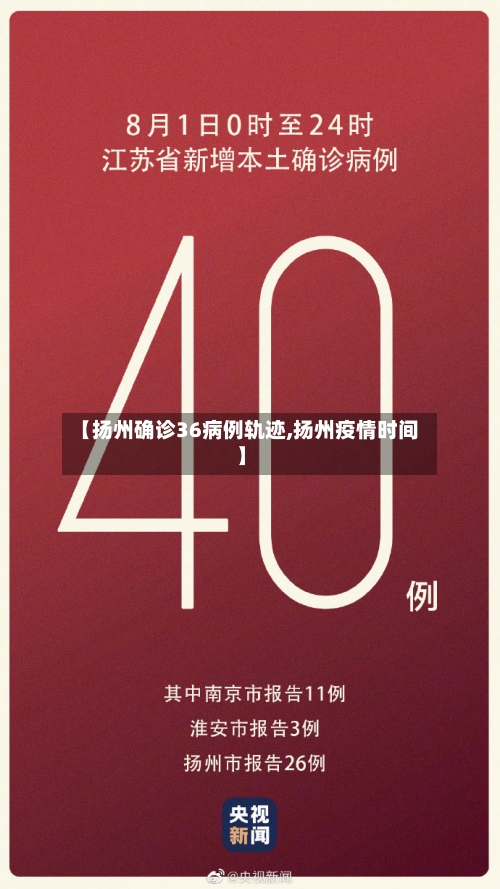 【扬州确诊36病例轨迹,扬州疫情时间】