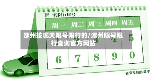 涿州按哪天限号限行的/涿州限号限行查询官方网站-第2张图片