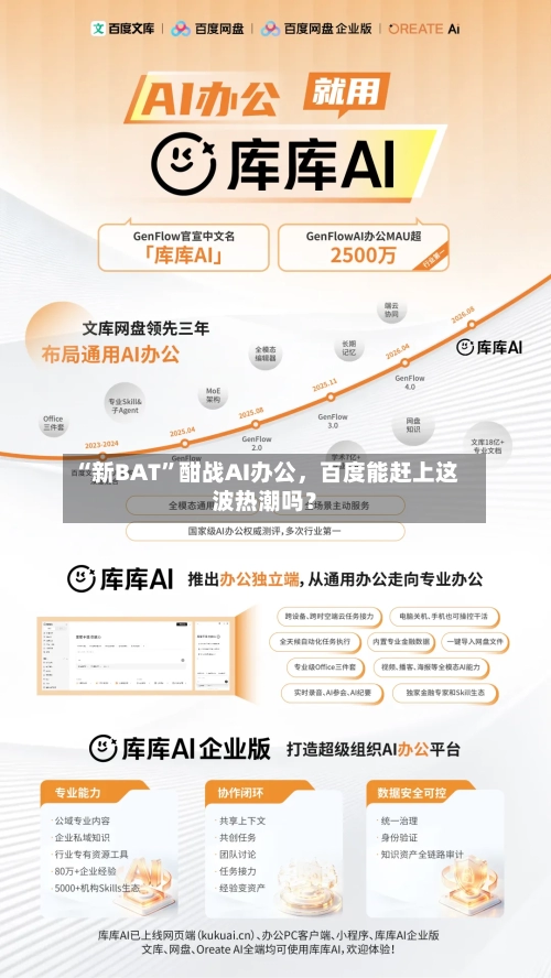 “新BAT”酣战AI办公	，百度能赶上这波热潮吗？-第2张图片