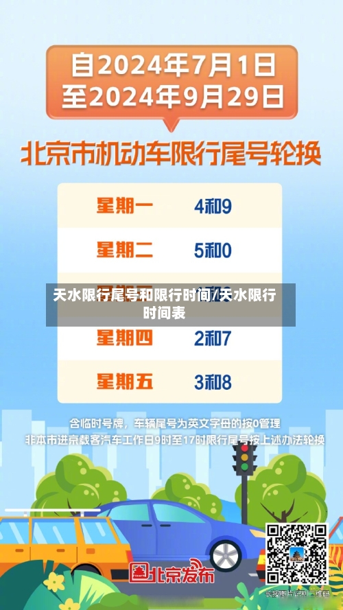 天水限行尾号和限行时间/天水限行时间表-第2张图片