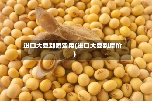 进口大豆到港费用(进口大豆到岸价)-第2张图片