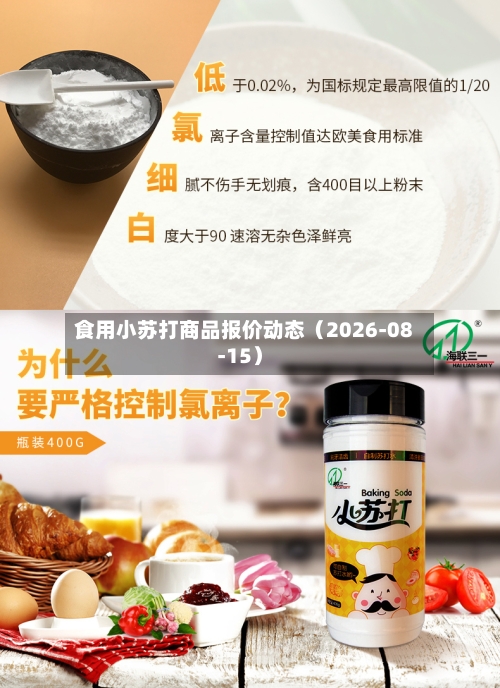食用小苏打商品报价动态（2026-08-15）-第1张图片