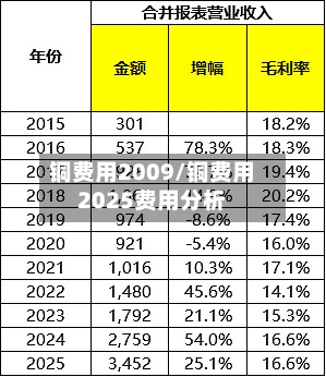 铜费用2009/铜费用2025费用分析-第3张图片