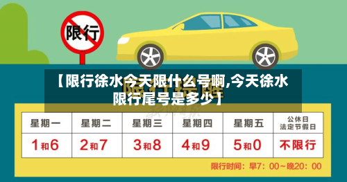【限行徐水今天限什么号啊,今天徐水限行尾号是多少】-第3张图片