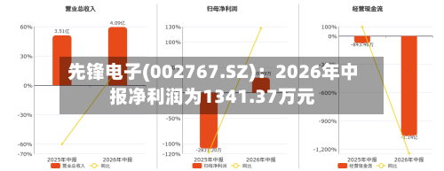 先锋电子(002767.SZ):2026年中报净利润为1341.37万元-第2张图片