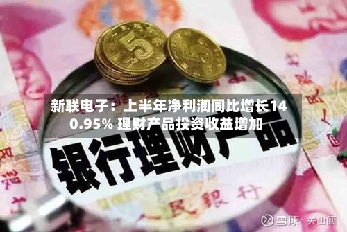 新联电子：上半年净利润同比增长140.95% 理财产品投资收益增加-第1张图片
