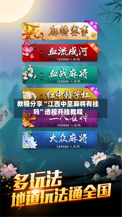 教程分享“江西中至麻将有挂吗”透视开挂教程-第2张图片