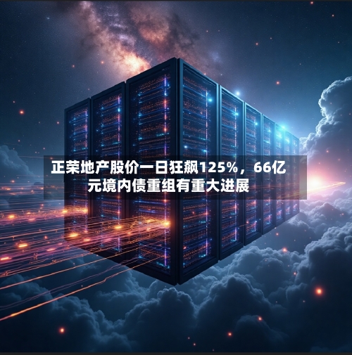 正荣地产股价一日狂飙125%	，66亿元境内债重组有重大进展-第3张图片