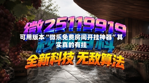 可用版本“微乐免费房间开挂神器	”其实真的有挂-第3张图片