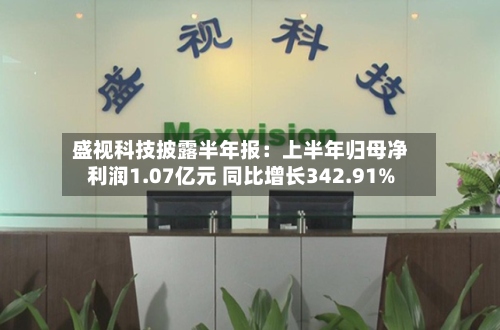 盛视科技披露半年报：上半年归母净利润1.07亿元 同比增长342.91%-第2张图片
