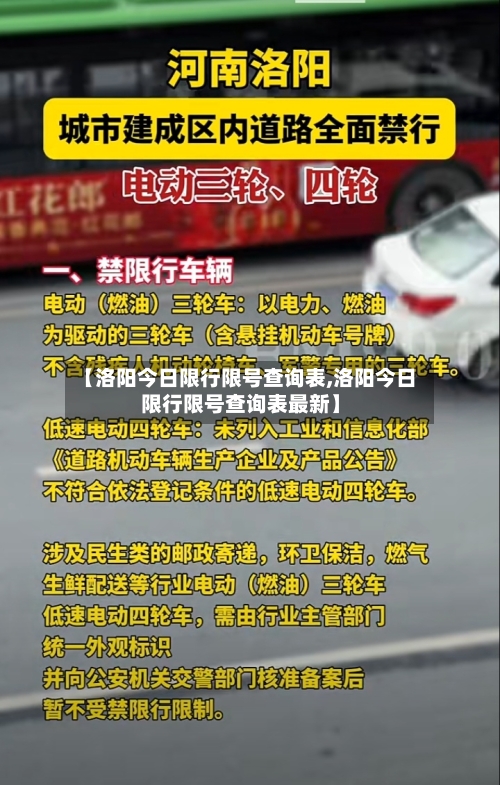 【洛阳今日限行限号查询表,洛阳今日限行限号查询表最新】