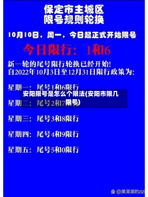 安阳限号是怎么个限法(安阳市限几限号)