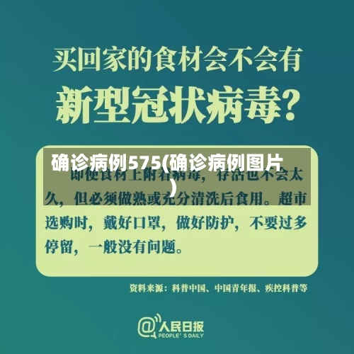 确诊病例575(确诊病例图片)