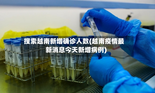 搜索越南新增确诊人数(越南疫情最新消息今天新增病例)