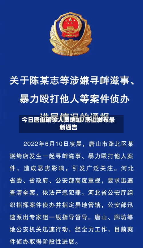 今日唐山确诊人员地址/唐山发布最新通告-第2张图片
