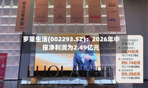 罗莱生活(002293.SZ):2026年中报净利润为2.49亿元-第2张图片