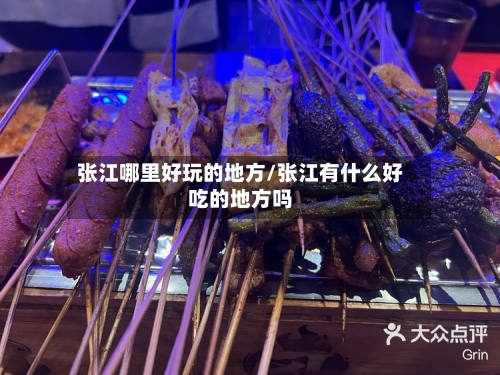 张江哪里好玩的地方/张江有什么好吃的地方吗-第2张图片