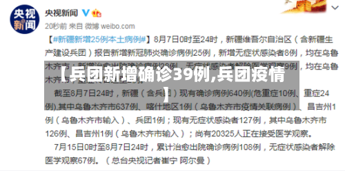 【兵团新增确诊39例,兵团疫情】-第3张图片