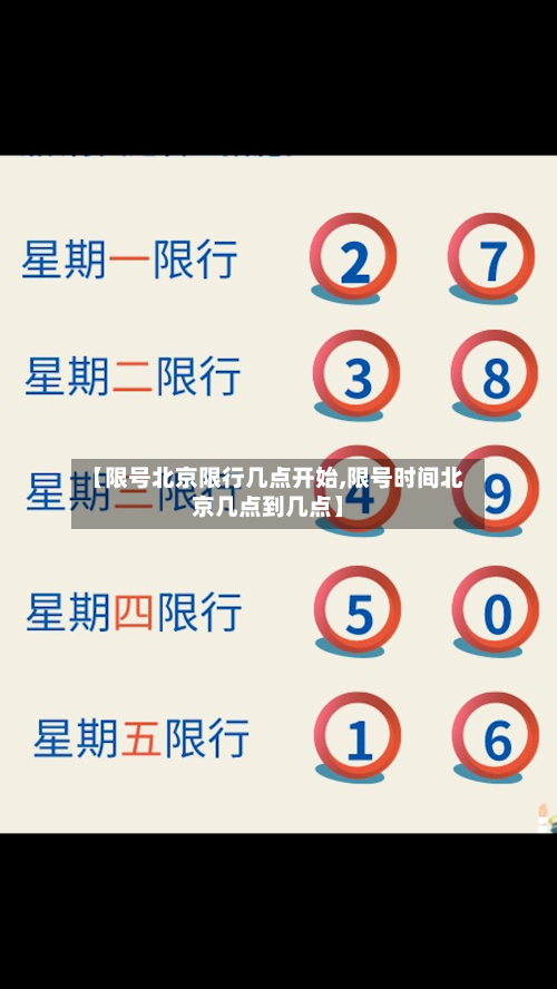 【限号北京限行几点开始,限号时间北京几点到几点】-第3张图片