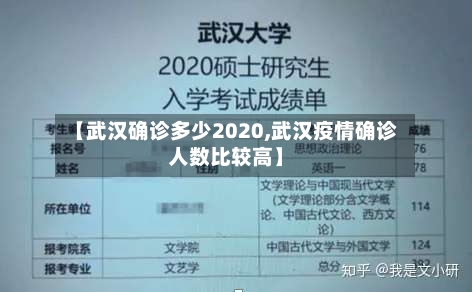 【武汉确诊多少2020,武汉疫情确诊人数比较高】